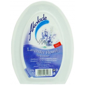 Akolade Lavender Flower 2 in 1 gel air freshener 150 g