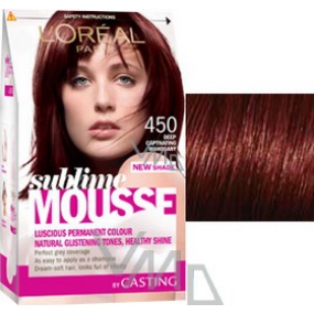 Loreal Sublime Mousse Hair Color 450 Captivating Mahogany