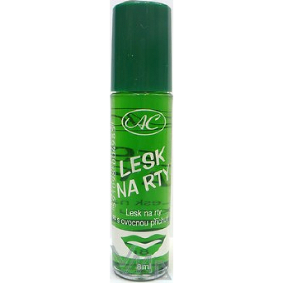 AC Green apple Roll-on lip gloss with fruit flavor 8 ml