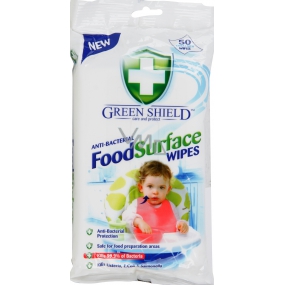 Green Shield Kitchen, dining areas antibacterial cleaning wet wipes 50 pieces