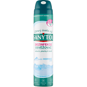 Sanytol disinfectant air freshener for surfaces and textiles, mountains, 300 ml