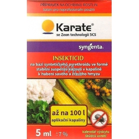 Karate with Zeon technology 5CS preparation for the control of sucking and carnivorous insects 5 ml