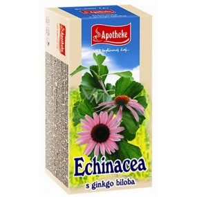 Apotheke Echinacea with ginkgo biloba tea for natural defenses, immune system and normal function of the respiratory system 20 x 1.5 g