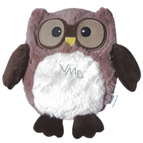 Albi Warm plush with lavender scent Brown owl, 20 cm × 18 cm, 750 g