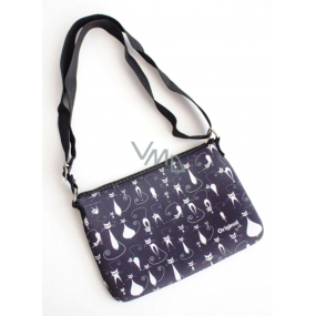 Albi Original Neoprene party handbag Cats 22 × 15 cm