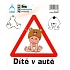 Arch Car sticker Child in a car sitting 15 x 17 cm