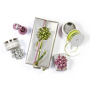 Ditipo Ribbon multi trendy colors green mix 16 mx 10 mm