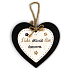 Nekupto Pets wooden sign Love makes our house a home 12 x 12 cm