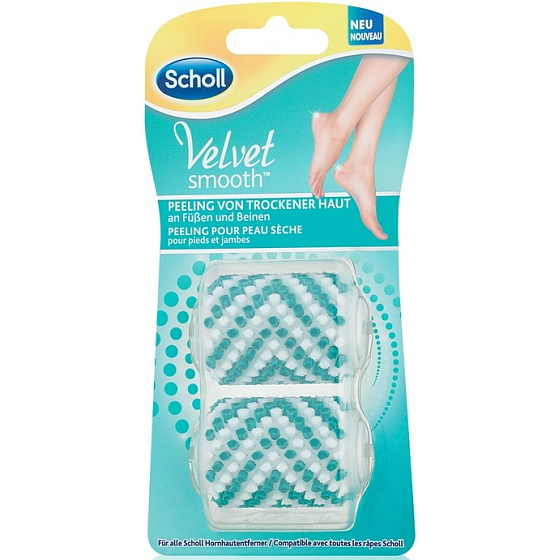 Scholl Velvet Smooth Exfoliating Rotary Replacement Heads 2 Pieces