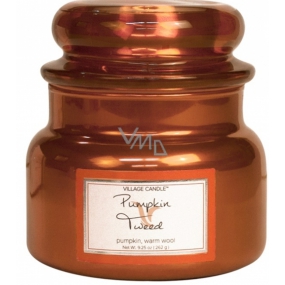 Village Candle Pumpkin Tweed Scented candle in glass 2 wicks 262 g