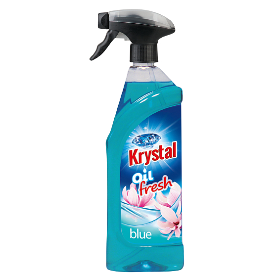 Krystal Blue Oil Freshener for Scenting Toilets, Bathrooms, and Public Spaces Spray with Original Blue Fragrance 750 ml