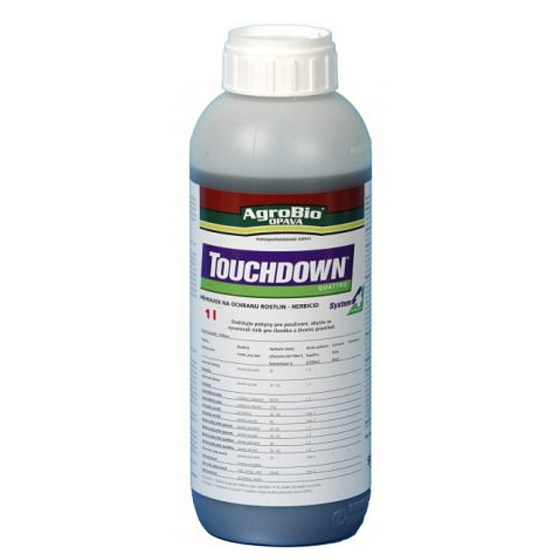 AgroBio Touchdown Quattro Weed, against a wide range of annual and perennial weeds, including creeping powdery mildew, seedling weed and field milk 1000 ml BSN9L1723