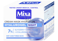 Mixa Hyalurogel Night Night Cream for Sensitive Skin 50 ml
