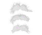 Angel wings with feathers on a clip 80 mm 3 pieces