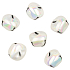 Iridium jingle bells 3 cm, 6 pieces in an organza bag