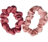 Richstar Accessories Velvet Pink Hair Elastics 2 Pieces