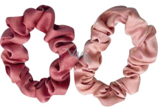 Richstar Accessories Velvet Pink Hair Elastics 2 Pieces