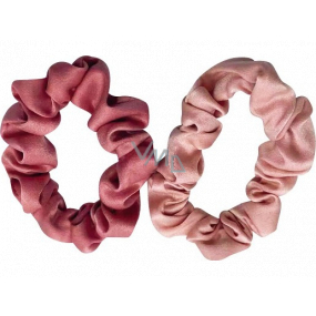 Richstar Accessories Velvet Pink Hair Elastics 2 Pieces