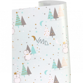 Zöwie Gift wrapping paper 70 x 200 cm Bambini light green - trees