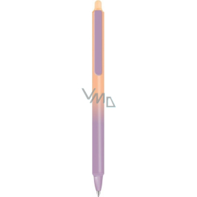 Colorino Rubber pen Pastel orange-violet, blue refill 0,5 mm