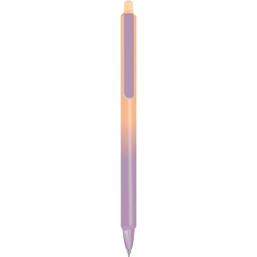 Colorino Rubber pen Pastel orange-violet, blue refill 0,5 mm