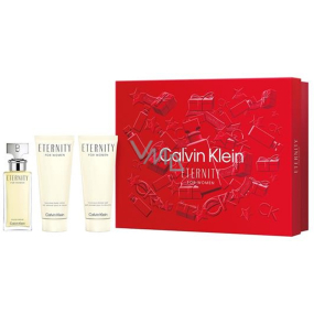 Calvin Klein Eternity Eau de Parfum 50 ml + Body Lotion 100 ml + Shower Gel 100 ml, gift set for women