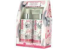 Vivian Gray Love Cats liquid hand soap 250 ml + hand lotion 250 ml, cosmetic set