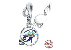 Sterling silver 925 Egypt - Eye of Horn, pendant for bracelet symbol