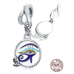 Sterling silver 925 Egypt - Eye of Horn, pendant for bracelet symbol