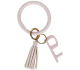 Albi Leatherette key ring 2in1 Pink 1 piece