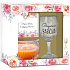 Albi Wonderful Grandma wine glass 220 ml + scented candle + dedication, gift set