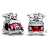Charm Sterling silver 925 Disney Mickey & Minnie ma trip, bead on travel bracelet