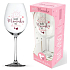 Nekupto It's Time for Wine Glass with Print Best Mom Under the Sun 440 ml