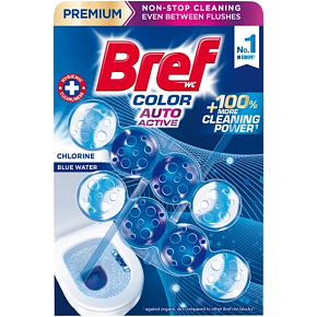 Bref WC Block Color Auto Active Chlorine 2 x 50 g