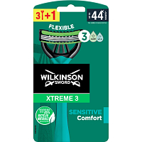 Wilkinson Sword Xtreme3 Sensitive disposable razor, 4 pcs