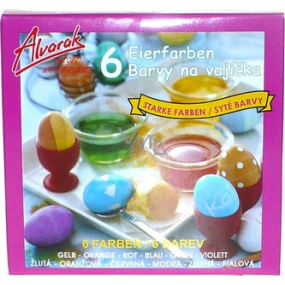 Alvarak Vibrant color for eggs 6 pieces