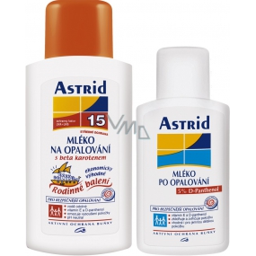 Astrid F15 Suntan lotion 400 ml + suntan lotion 200 ml