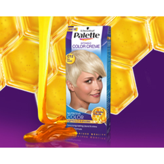 Schwarzkopf Palette Intensive Color Creme Hair Color Tint C12 Ice Fawn