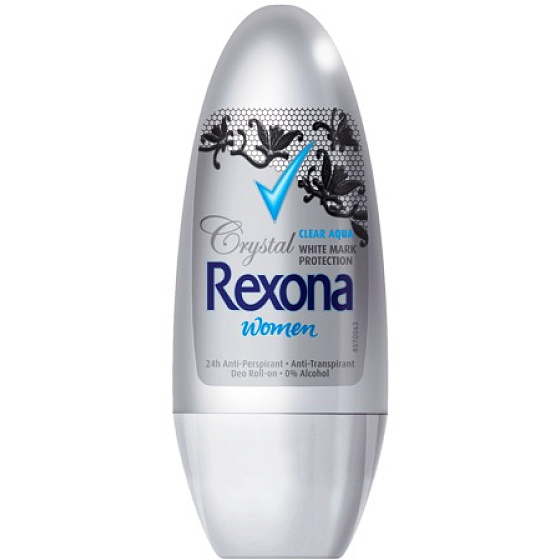 Rexona Crystal Clear Aqua ball antiperspirant deodorant roll-on for women 50 ml