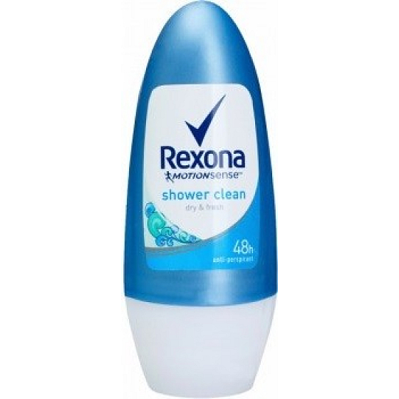Rexona Shower Clean ball antiperspirant deodorant roll-on for women 50 ml