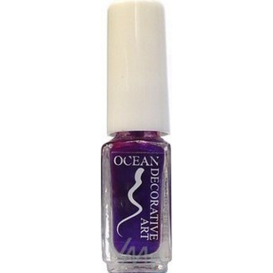 Ocean Decorative Art decorating nail polish shade 45 dark purple 5 ml