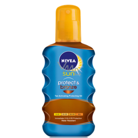 Nivea Sun Protect + Bronze F30 + tanning oil 200 ml spray