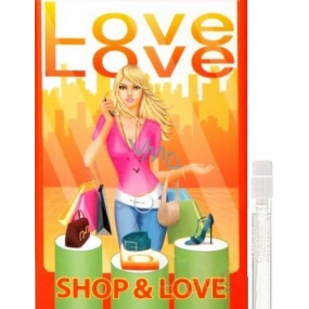 Love Love Shop & Love eau de toilette for women 1.6 ml with spray, vial
