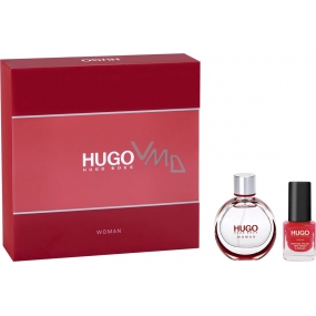 Hugo Boss Hugo Woman New perfumed water for women 30 ml + nail polish red 4.5 ml, gift set