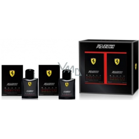 Ferrari Black Signature eau de toilette for men 75 ml + aftershave 75 ml, gift set