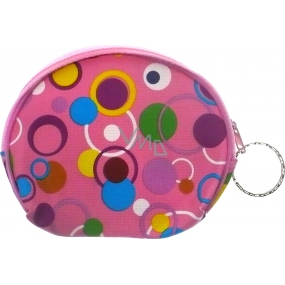 Nekupto Wallet pink with colored wheels 10 x 8 cm