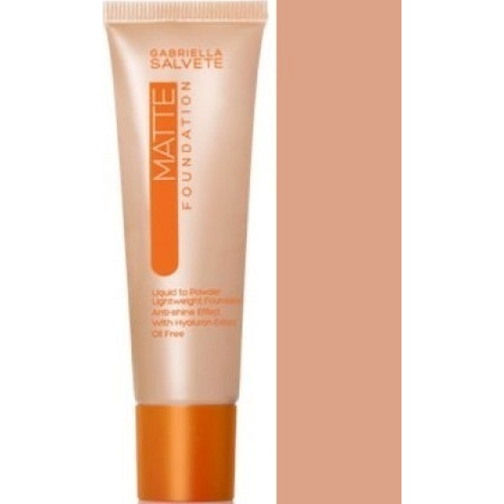 Gabriella Salvete Matte Foundation make-up 104 Light Sand 30 ml