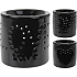 Bolsius Aromalampa ceramic with inscription black 100 mm