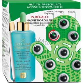 Collistar Anticellulite Slimming Superconcentrate Night 200ml + Magnetic-roller, cosmetic set