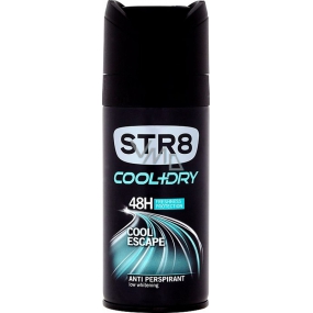 Str8 Cool + Dry Cool Escape 48h antiperspirant deodorant spray for men 150 ml